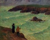 亨利 莫雷 : The Cliffs near the Sea